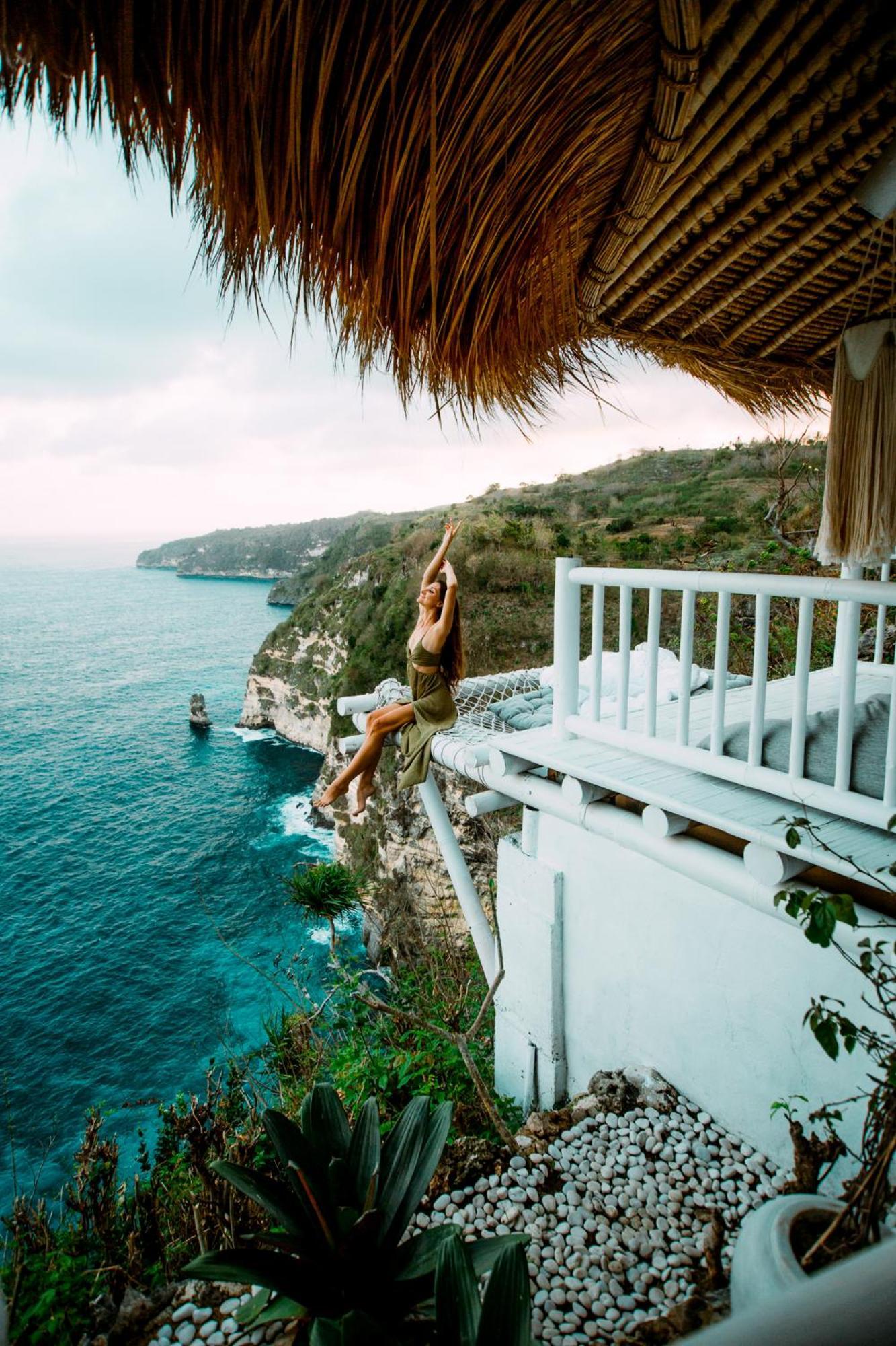 Tropical Glamping Nusa Penida Diamond Beach - Cliff Side Edge Pelilit Exterior photo