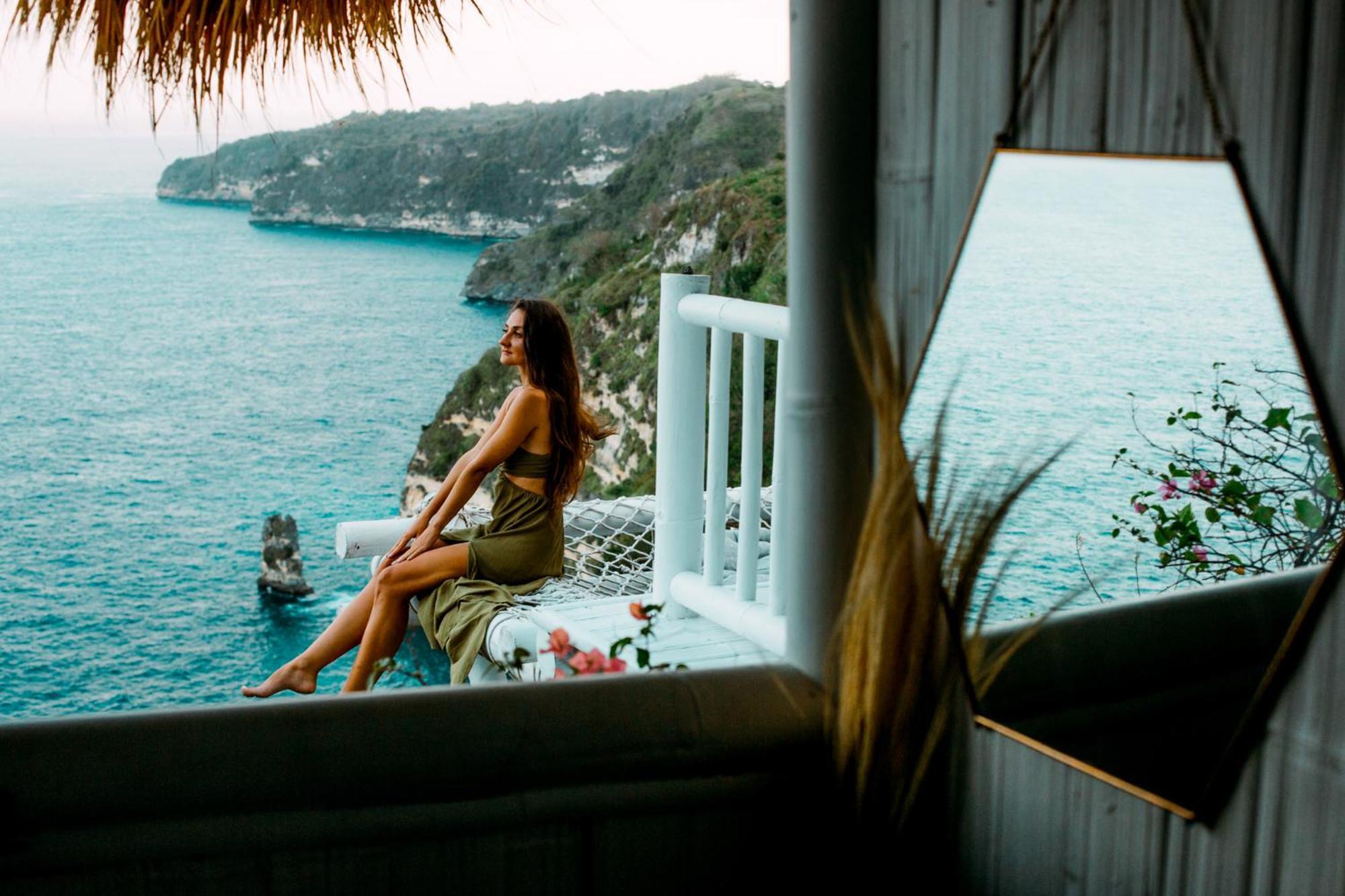 Tropical Glamping Nusa Penida Diamond Beach - Cliff Side Edge Pelilit Exterior photo
